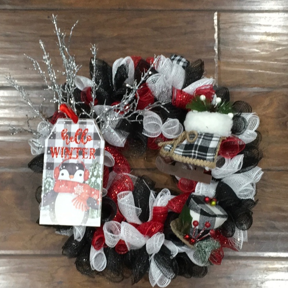 **SOLD**Christmas ❄️Winter Wreath